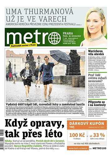 Obálka e-magazínu deník METRO 30.6.2017