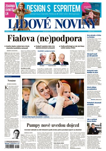 Obálka e-magazínu Lidové noviny 5.10.2022