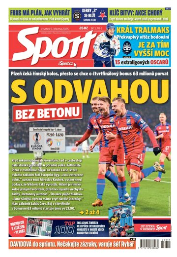 Obálka e-magazínu Sport 6.3.2025