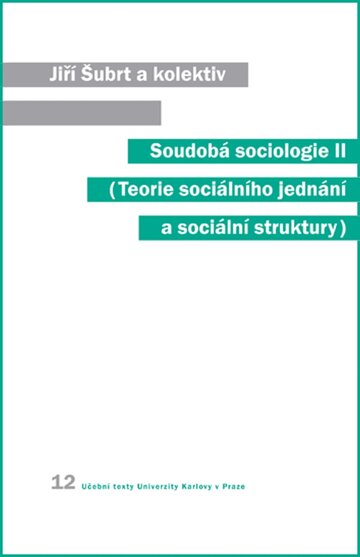 Obálka knihy Soudobá sociologie II.