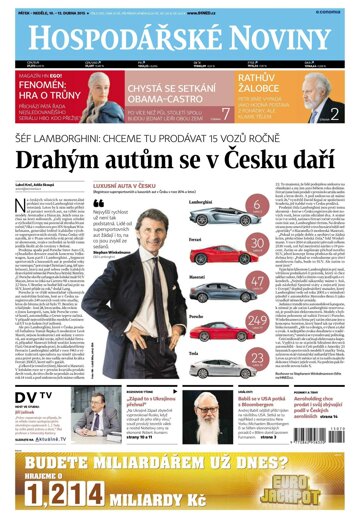 Obálka e-magazínu Hospodářské noviny 070 - 10.4.2015