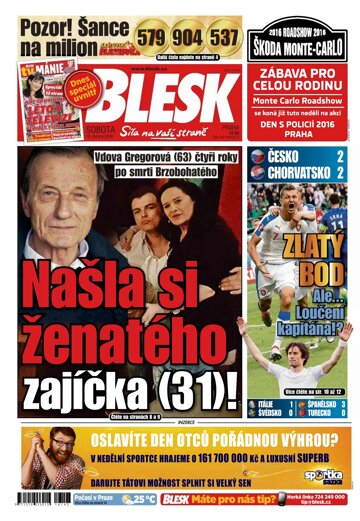 Obálka e-magazínu Blesk 18.6.2016