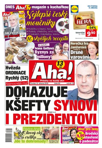 Obálka e-magazínu AHA! 15.3.2018