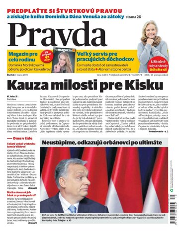 Obálka e-magazínu Pravda 7. 3. 2019