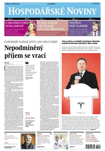 Obálka e-magazínu Hospodářské noviny 091 - 13.5.2020