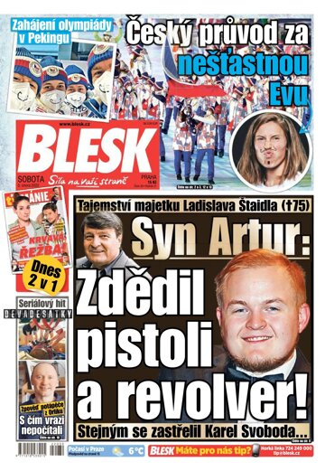 Obálka e-magazínu Blesk 5.2.2022