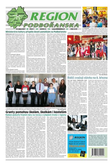 Obálka e-magazínu Region Podbořanska 7/2017