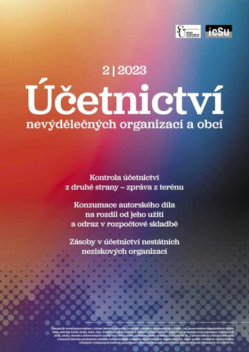 Obálka e-magazínu Účetnictví nevýdělečných organizací a obcí 2/2023