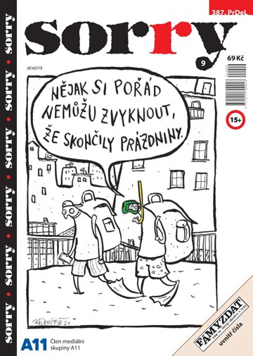 Obálka e-magazínu Sorry 9/2024