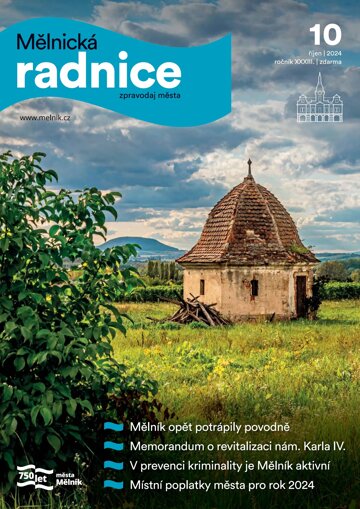 Obálka e-magazínu Mělnická Radnice 10/2024