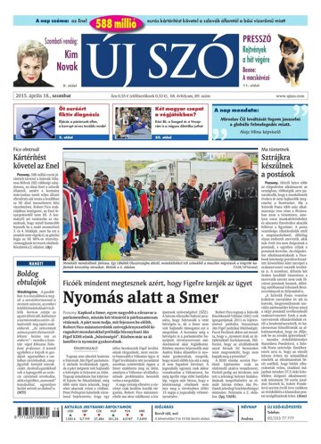 Obálka e-magazínu Új Szó 18.4.2015