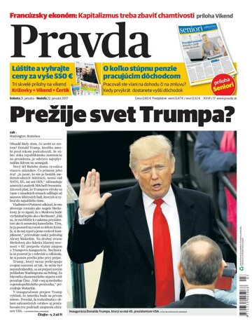 Obálka e-magazínu Pravda 21. 1. 2017