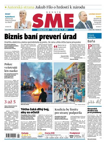 Obálka e-magazínu SME 11.7.2017