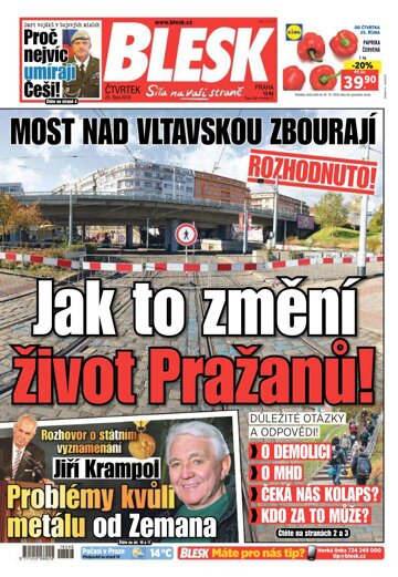 Obálka e-magazínu Blesk 25.10.2018