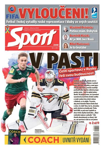 Obálka e-magazínu Sport 1.3.2022