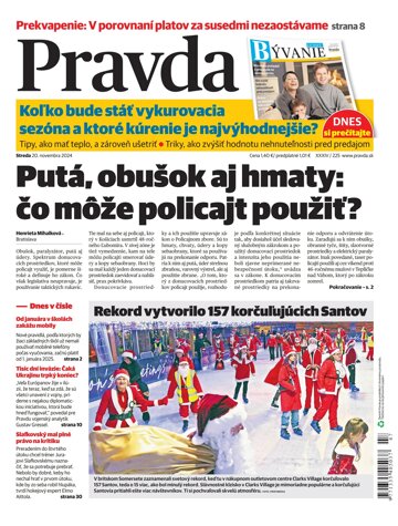 Obálka e-magazínu Pravda 20. 11. 2024