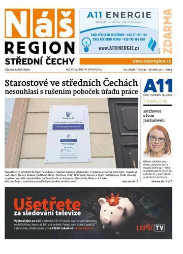 Obálka e-magazínu Náš Region - Střední Čechy 47/2024