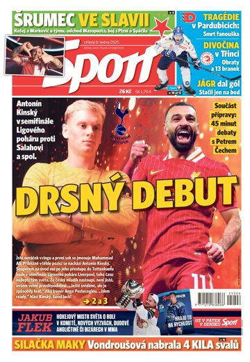 Obálka e-magazínu Sport 8.1.2025