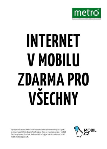 Obálka e-magazínu deník METRO 28.1.2016