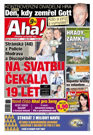 Obálka e-magazínu AHA! 25.8.2017