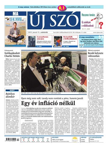 Obálka e-magazínu Új Szó 15.1.2015