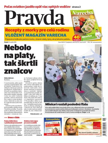 Obálka e-magazínu Pravda 10. 4. 2015