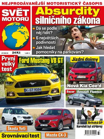 Obálka e-magazínu Svět motorů 7.9.2015