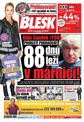 Obálka e-magazínu Blesk 23.9.2015