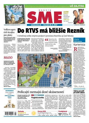 Obálka e-magazínu SME 20.6.2017