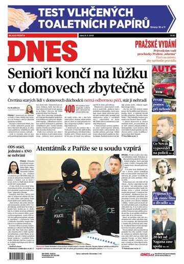 Obálka e-magazínu MF Dnes 6.2.2018