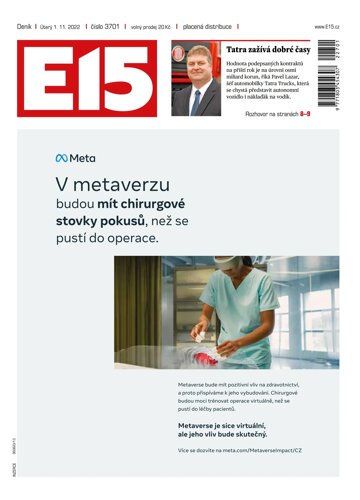 Obálka e-magazínu E15 1.11.2022