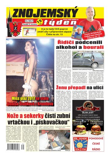 Obálka e-magazínu Znojemský týden 31/2017