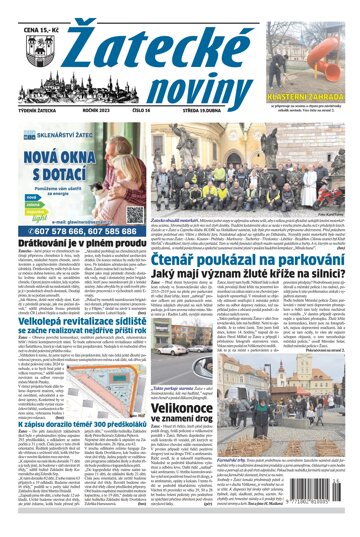 Obálka e-magazínu Žatecké noviny 16/23