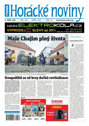 Obálka e-magazínu Horácké Noviny 32/2024