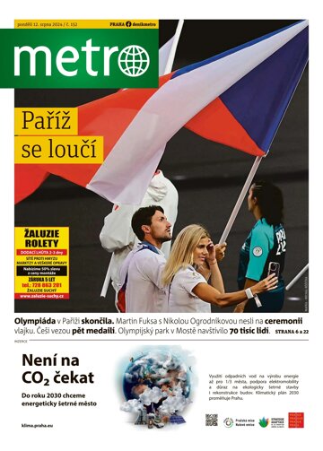 Obálka e-magazínu deník METRO 12.8.2024