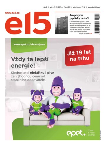 Obálka e-magazínu E15 22.11.2024