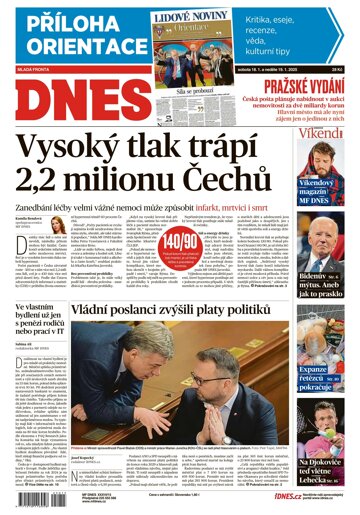 Obálka e-magazínu MF Dnes 18.1.2025