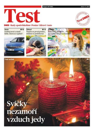 Obálka e-magazínu Magazín TEST DNES - 9.12.2014