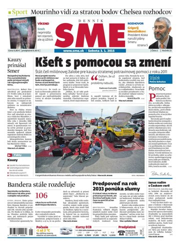 Obálka e-magazínu SME 3.1.2015