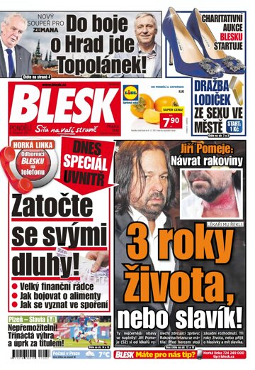 Obálka e-magazínu Blesk 6.11.2017