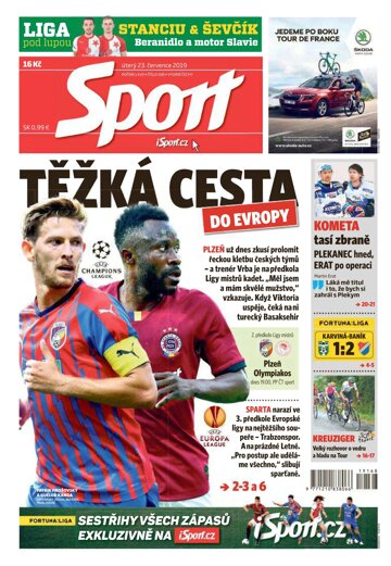 Obálka e-magazínu Sport 23.7.2019