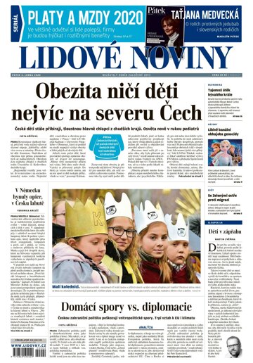 Obálka e-magazínu Lidové noviny 3.1.2020