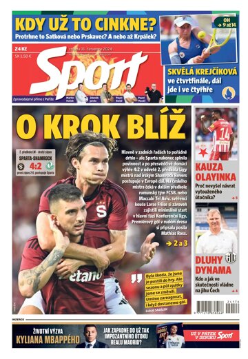 Obálka e-magazínu Sport 31.7.2024