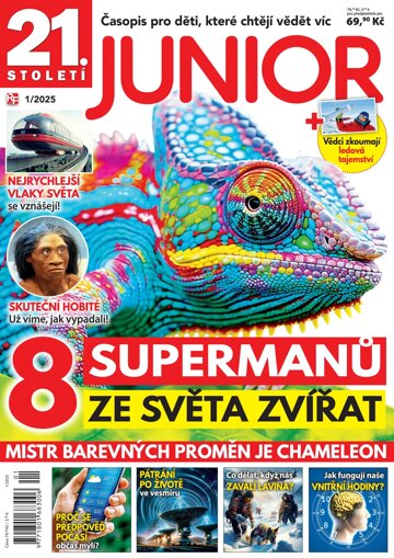 Obálka e-magazínu 21. století JUNIOR 1/2025