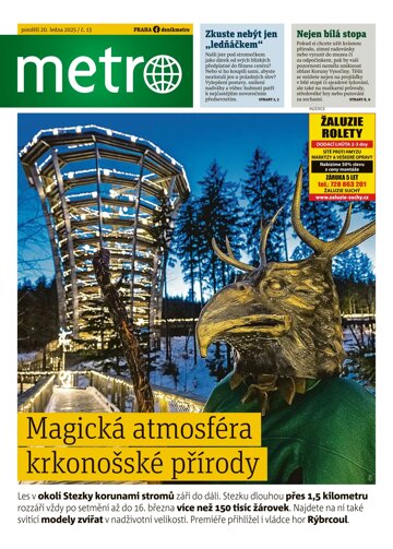 Obálka e-magazínu deník METRO 20.1.2025