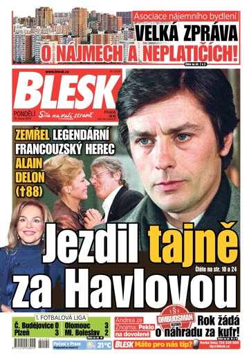 Obálka e-magazínu Blesk 19.8.2024