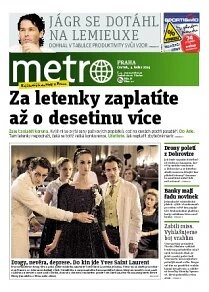 Obálka e-magazínu deník METRO 9.1.2014