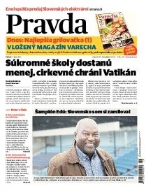 Obálka e-magazínu Pravda 27.6.2014