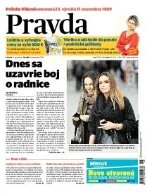 Obálka e-magazínu Pravda 15. 11. 2014