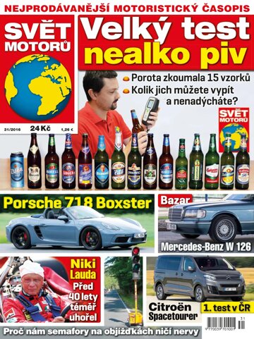 Obálka e-magazínu Svět motorů 1.8.2016